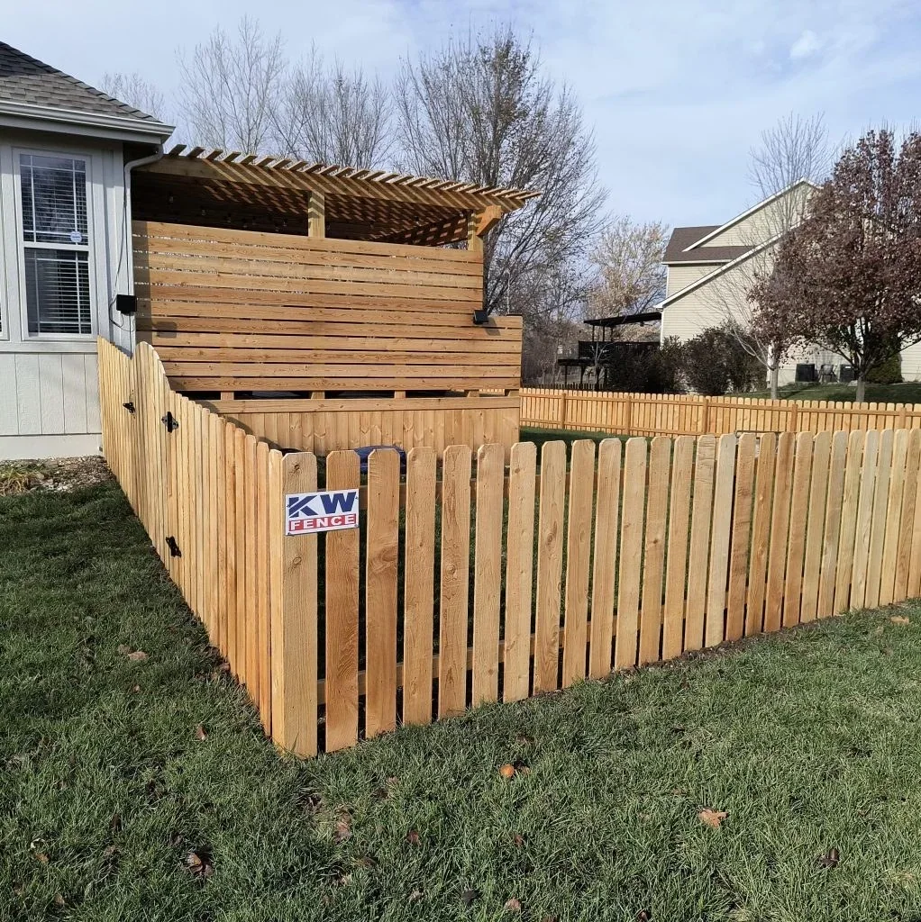 Fence installed by KW Fence Company